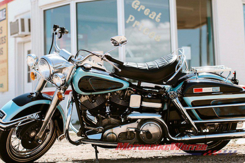 Elvis Presley Harley-Davidson Electra Glide poised for historic events history