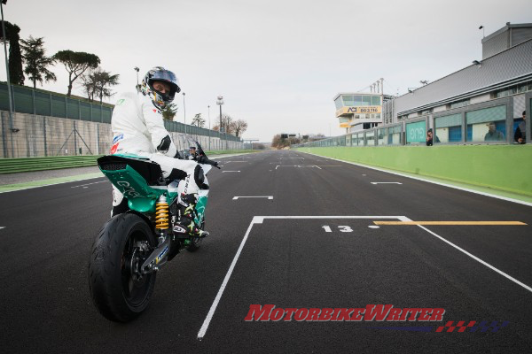 Energica Ego race bike for electric MotoE World Cup