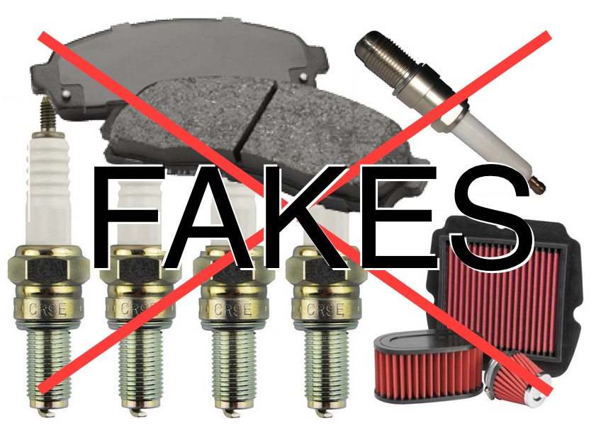 Riders warned after fake parts haul