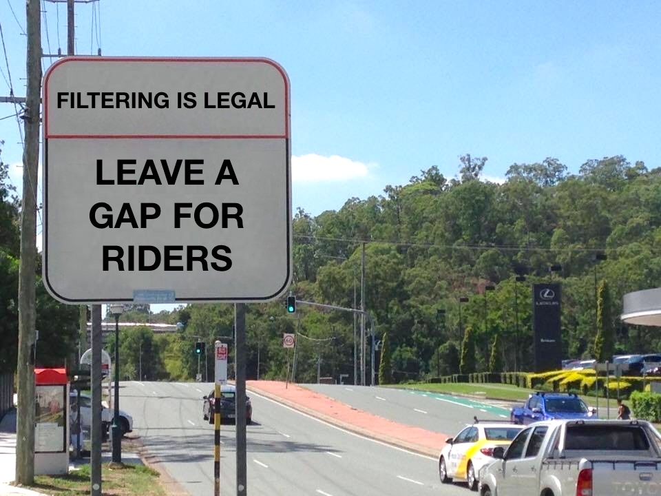 lane filtering signs consensus duty defend