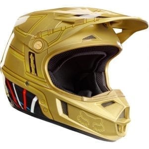 FOX RACING V3 C3PO LE HELMET