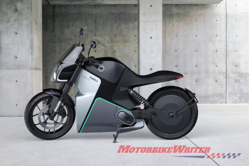 Fuell Flow City electric motorcycle