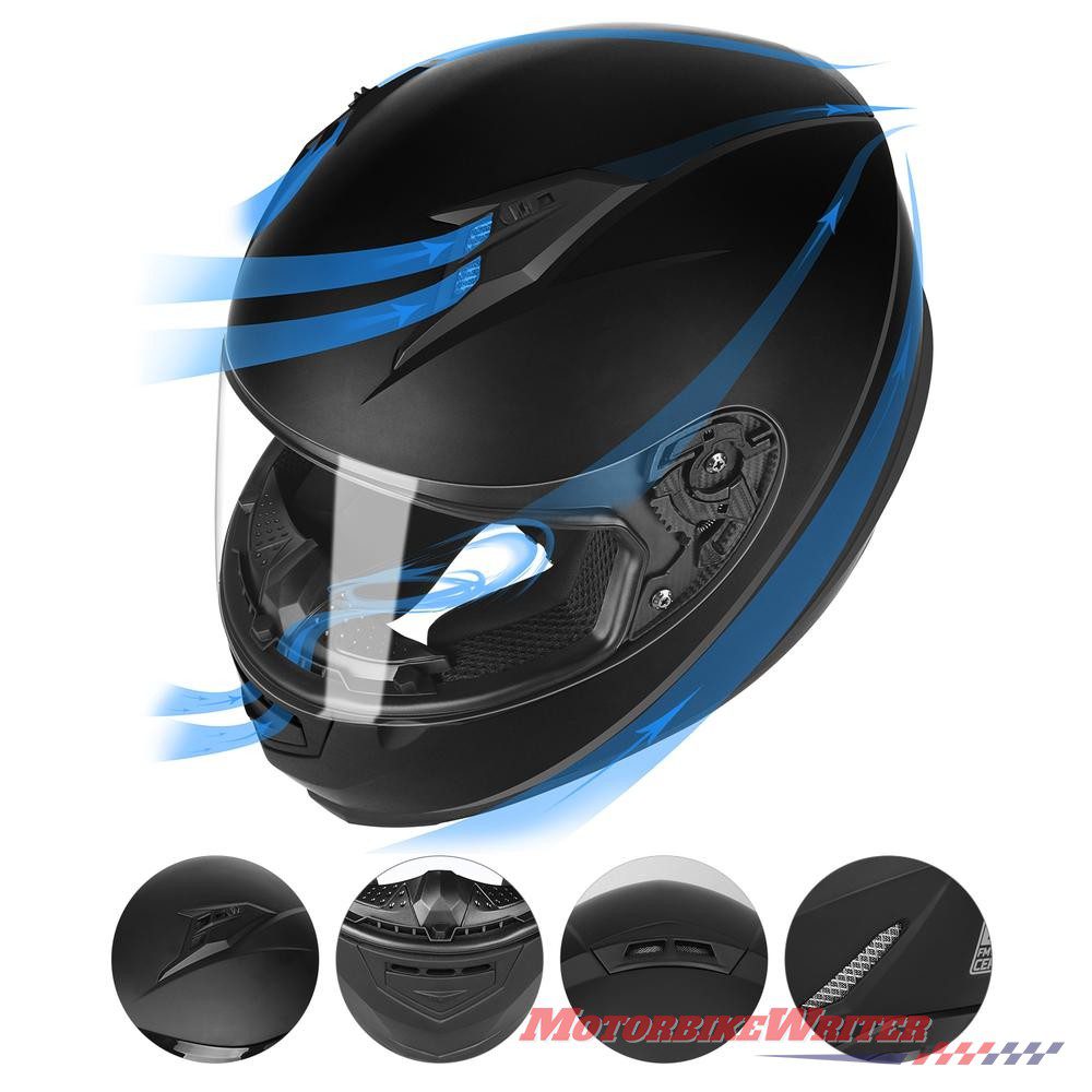 GLX Unisex-Adult GX11 Motorcycle Helmet