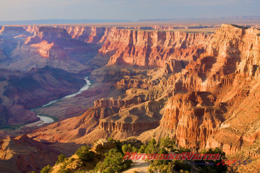 Grand Canyon touring USA America motorcycle