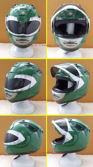 Power ranger sales motorcycle helmet dot