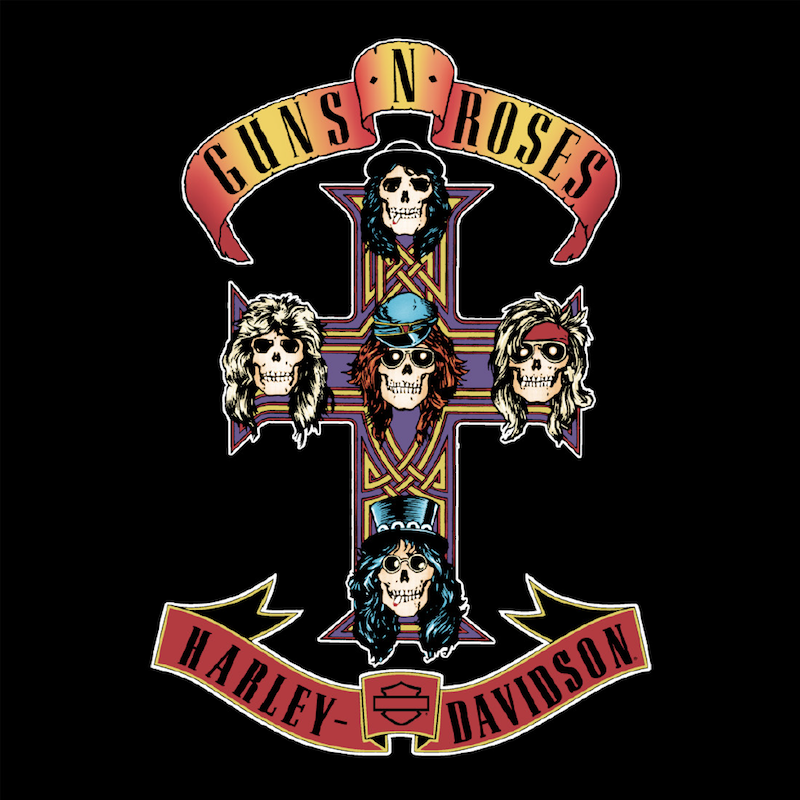 Guns n roses harley davidson clearance