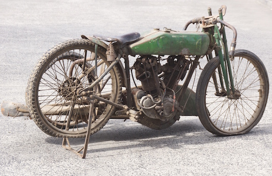 1927 Harley-Davidson 8-Valve Racer with sidecar - barn find