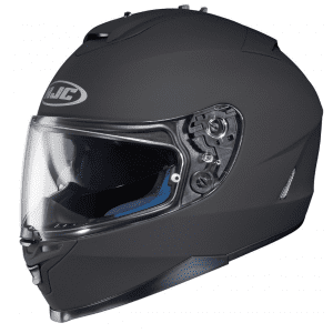 HJC IS 17 Full Face Motorcycle Helmet Matte Black Large Automotive
