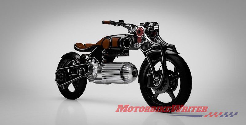 Curtiss Hades electric motorcycle