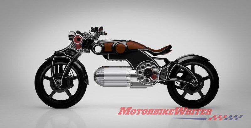 Curtiss Hades electric motorcycle