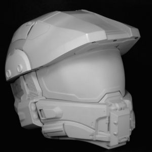 Halo Master Chief motorcycle prototype helmet