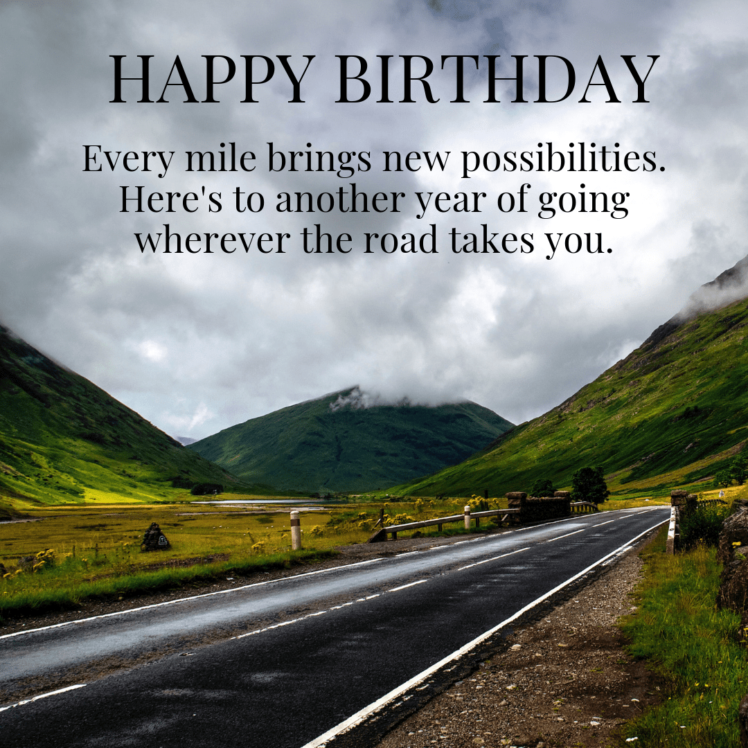 Birthday Quote for Motorcycle Rider