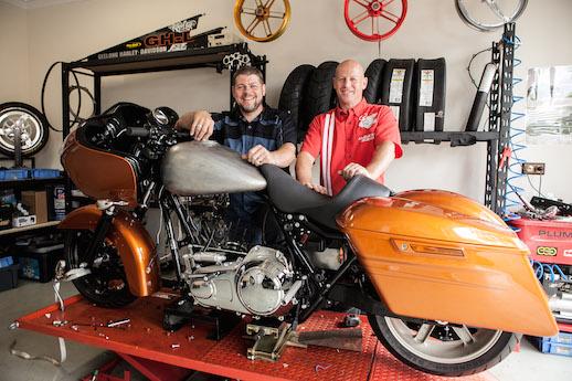 Pepper, the Harley Road Glide Speed Week missile