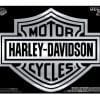 Harley-Davidson Chrome Bar & Shield X-Large Decal