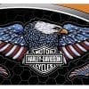 Harley-Davidson Eagle Red/White/Blue Onz Decal