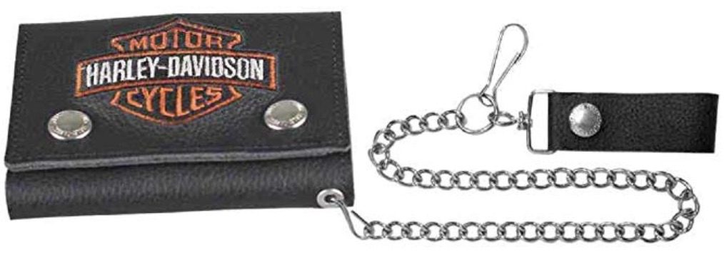 Harley-Davidson Embroidered B&S Trucker Medium Biker Wallet