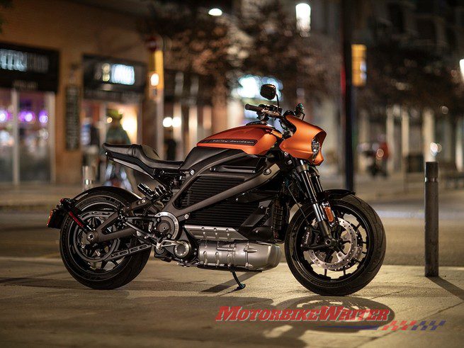 Harley-Davidson Livewire electric motorcycle specs strikes