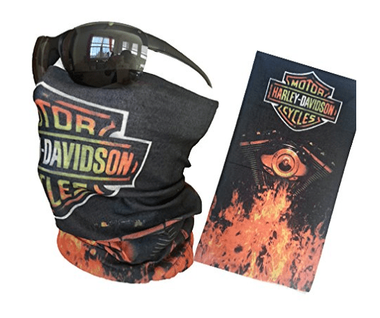 Harley Davidson Motor Head Face Mask Tube Bandana Balaclava Biker Mask Multi Function Tactical Seamless