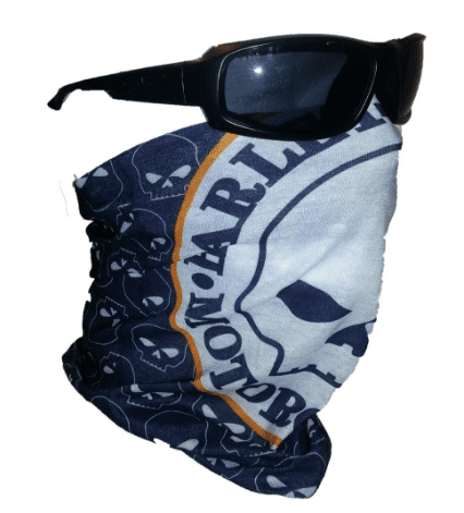 Harley Davidson Willie G Face Mask Tube Bandana Balaclava Biker Mask Multi Function Tactical Seamless Sports Outdoors