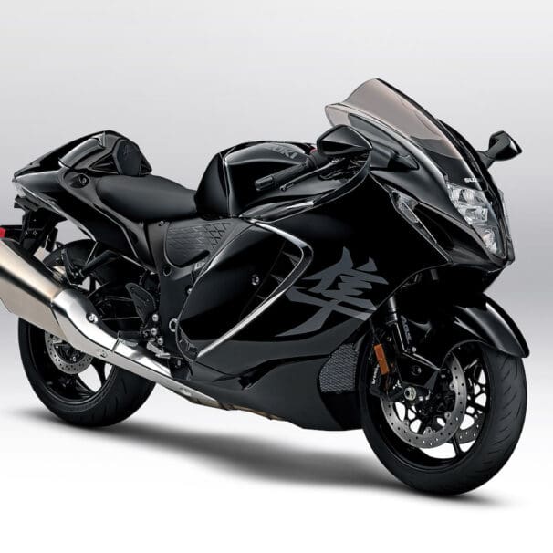 A view of the 2023 Suzuki Hayabusa. Media sourced from Suzuki.