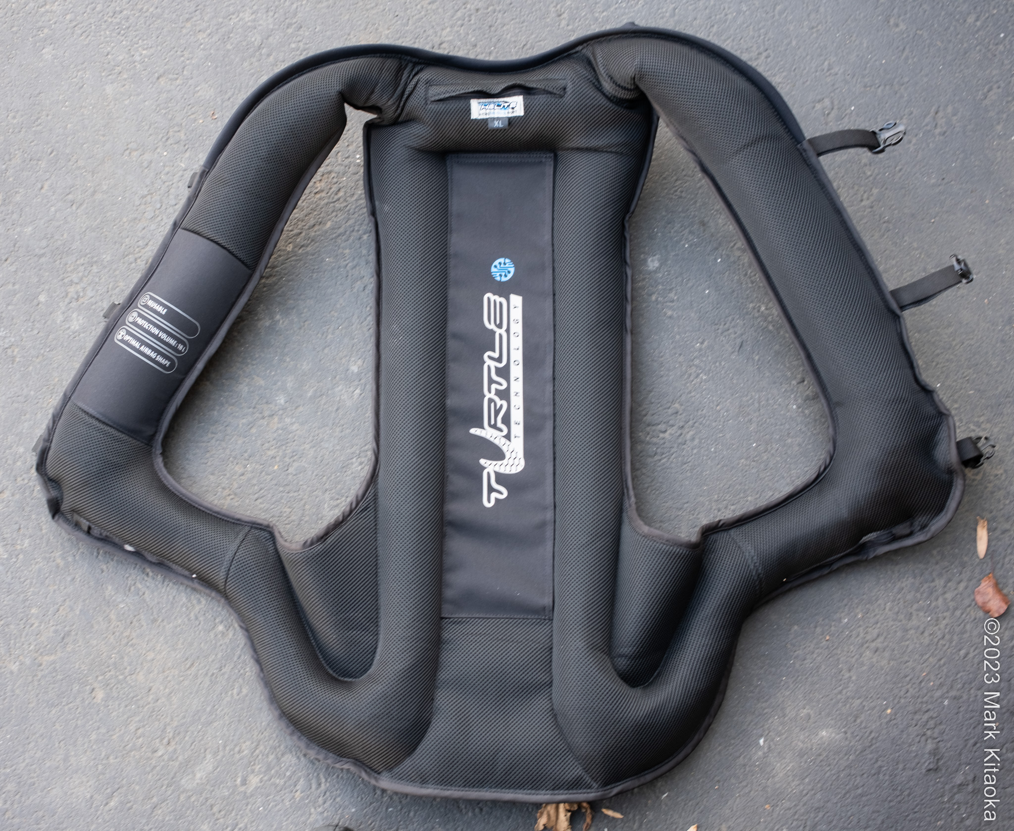 Inflated Helite eTurtle 2 Airbag Vest