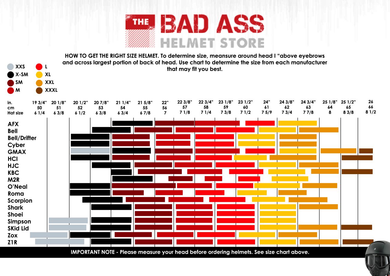 Helmet Sizing - webBikeWorld