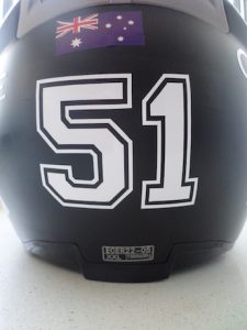 Helmet stickers