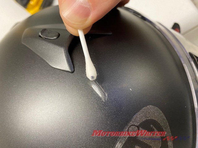 Helmet Scratch Repair - 5 Top Tips - webBikeWorld
