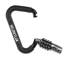 Helmetlok HelmetLok II Lock Black Rubberized