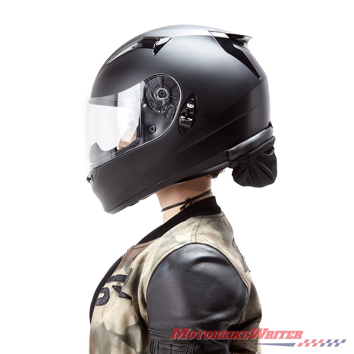 Hightail helmet hair