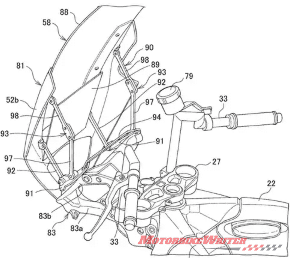 honda patent drum brakes variable riding position