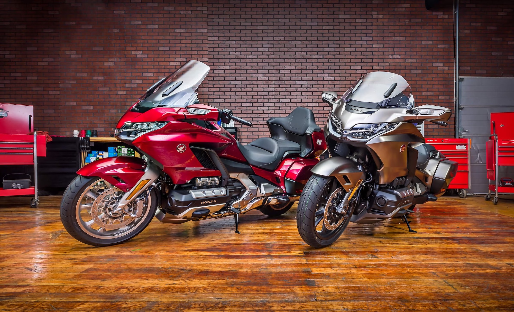 A view of some of Honda's available motorcycles. Media sourced from Honda.