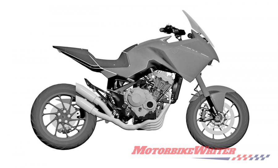 Honda CB4X concept patent (1)