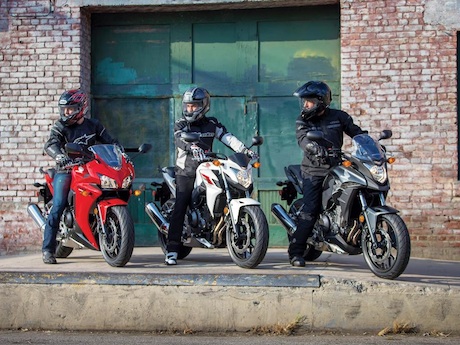 Honda CB500R CB500F and CB500X