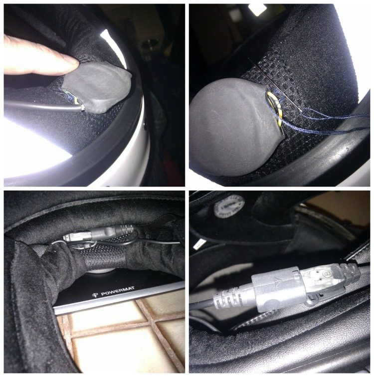 How to charge your bluetooth helmet without the wires 3