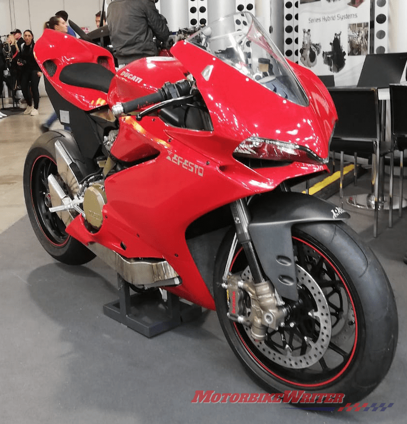 Meet the Efesto hybrid Ducati with 299hp!