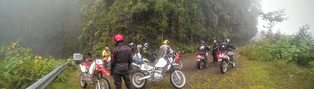 Yvonne Everett Road of Death dirt bike learning