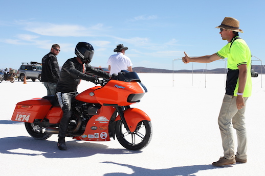 Pepper, the Harley Road Glide Speed Week missile