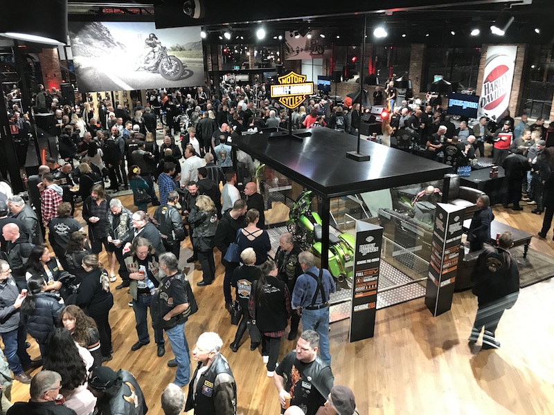 Harley Heaven Melbourne opening night dealers brain cancer
