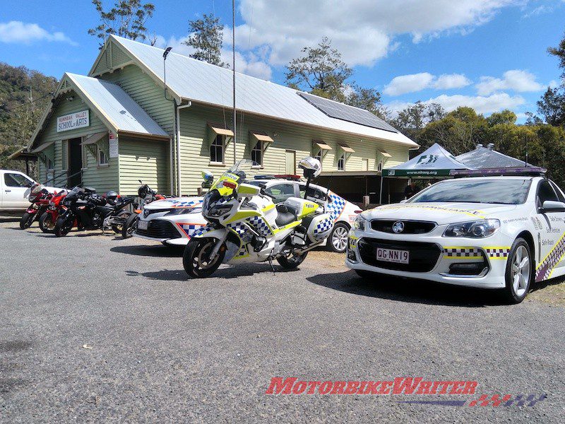 North Upright road safety campaign police