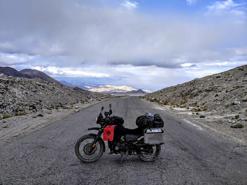 Jack Groves and his royal enfield Himalayan, youngest British to ride around the world 