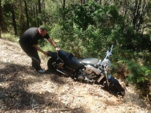 Road Crash target fixation - motorcycle fatalities