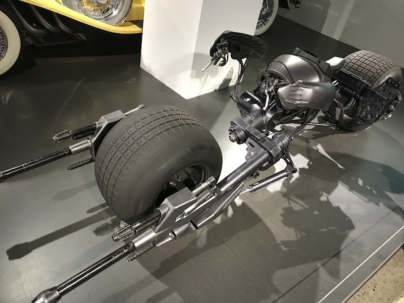 Batpod Petersen Automotive Museum in Los Angeles.