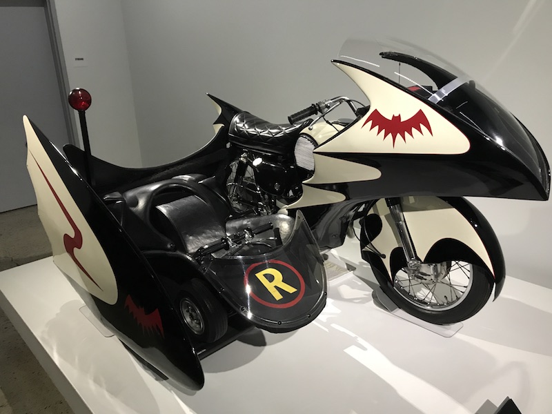 Batcycle Petersen Automotive Museum in Los Angeles.