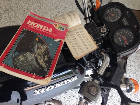 Honda CX500 motorcycle instruments