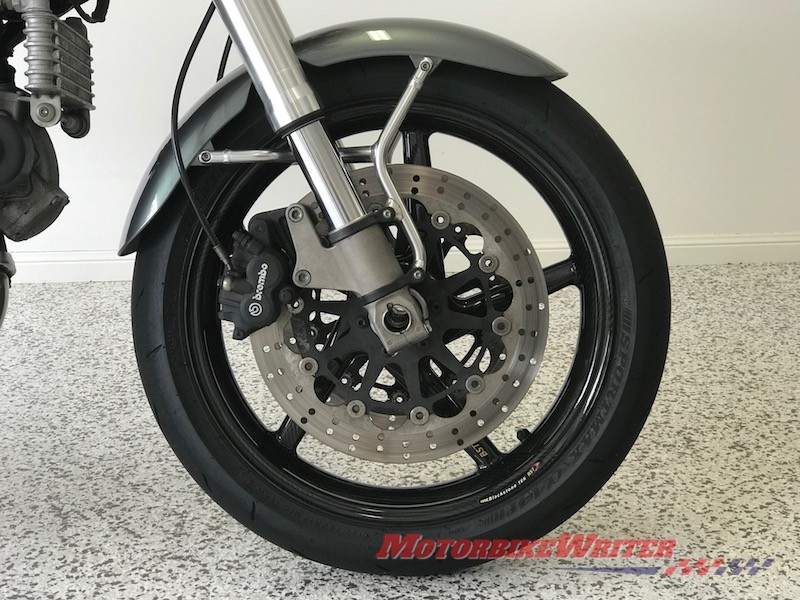 Blackstone TEK Black Diamond carbon fibre wheels for Ducati GT1000 rims