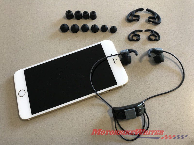 SlimBuds motorcycle earphones in production