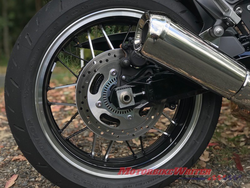 Kawasaki Z900RS worth every cent rear brake