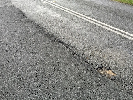 Potholes and bumps