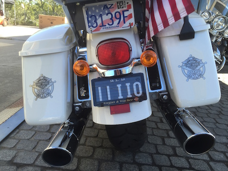 Sammy Harlee's Harley-Davidson Electra Glide police motorcycle